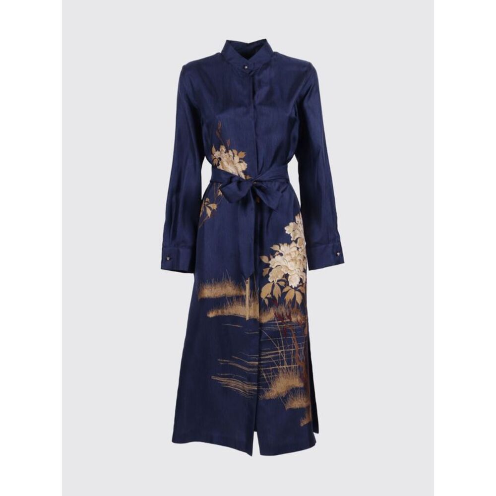 Max Mara Studio Dress Woman Blue